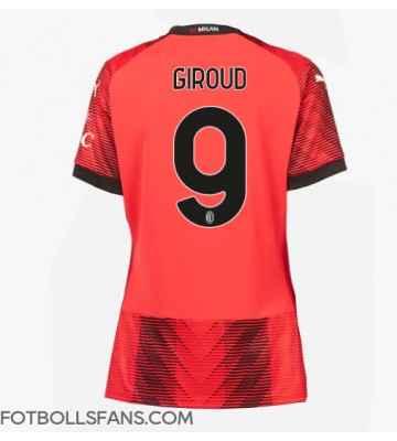 AC Milan Olivier Giroud #9 Replika Hemmatröja Damer 2023-24 Kortärmad